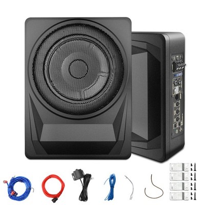 1200W Slim Subwoofer with Remote Bass Control 14''L x 10.24''H x 3''W Fits 99% Cars