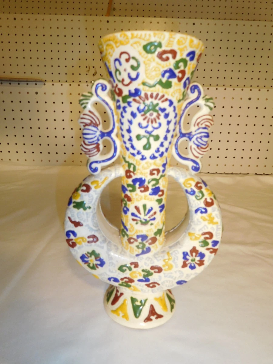 陶瓷红色日本古董花瓶| eBay