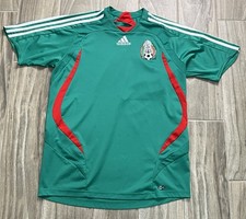 Adidas Mexico 2007-2008 National Soccer Team Jersey Green Climacool Home