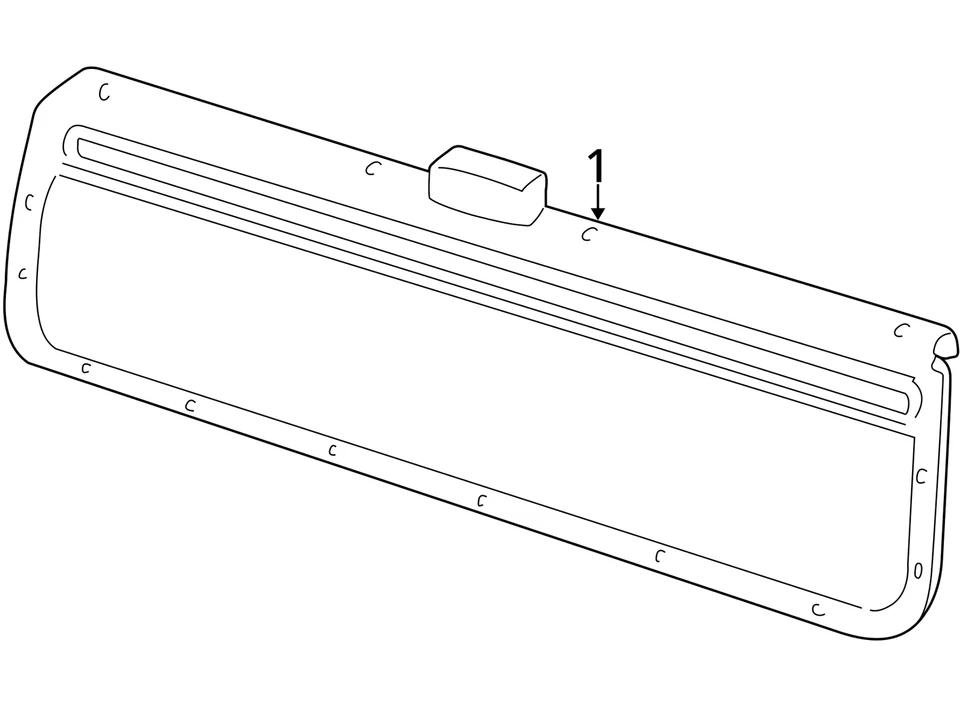 SE ADAPTA A CHEVROLET GMC BLAZER JIMMY PANEL 1997-2004 L/G 15044152 - NUEVO FABRICANTE DE EQUIPOS ORIGINALES 15044152 Foto 3 de 3