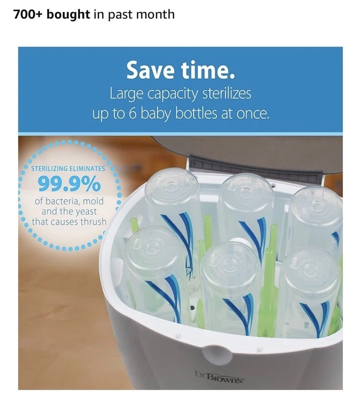 Esterilizador de biberones Dr. Browns AC045 Deluxe Foto 3 de 4