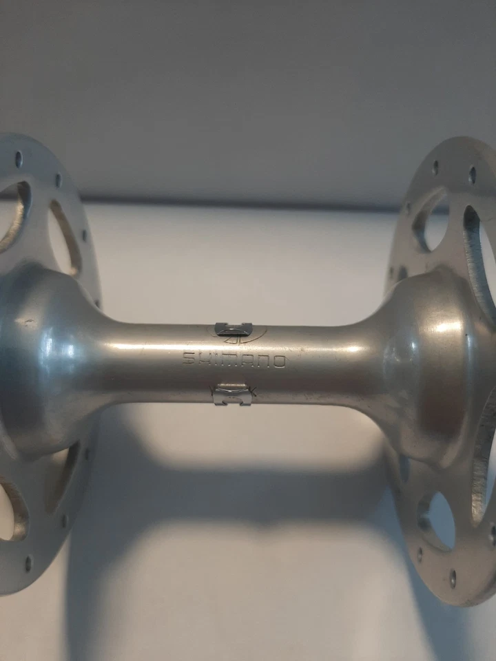 NOS Shimano Dura Ace 前高法兰轮毂 - 24 孔 - 复古 - 第 1 代 EX — 第 2/3 张图片