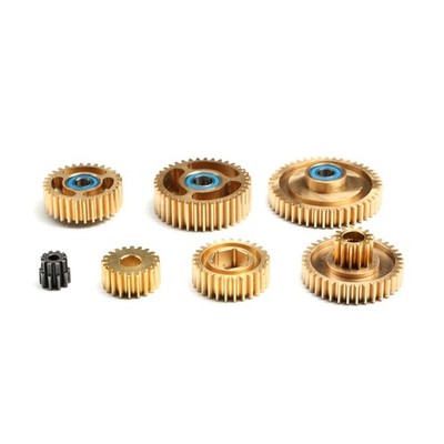 Accessory Gearbox Gears Set Parts for Tamiya Tractor Trailer 1/14 RC Car Upgrade