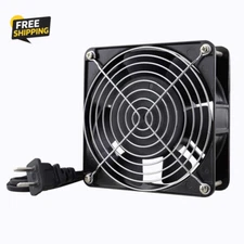 AC 12038 120Mm X 38Mm 110V 120V Dual Ball Metal Cooling Axial Fan High Airflow