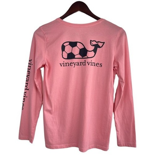 Vineyard Vines Whale Soccer Pink Long 