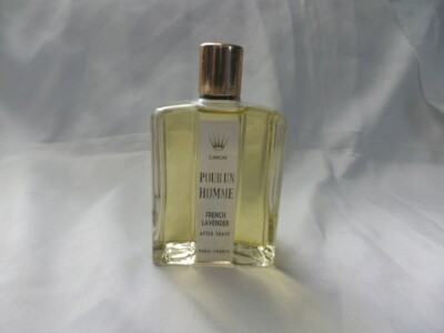 Vint CARON POUR UN HOMME Les Plus Belles Lavandes Aftershave 5.75 OZ NWOB