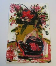 CAROL J STENRUD ORIGINAL PAINTING AUTHENTIC ABSTRACT EXPRESSIONISM MODERNISM 