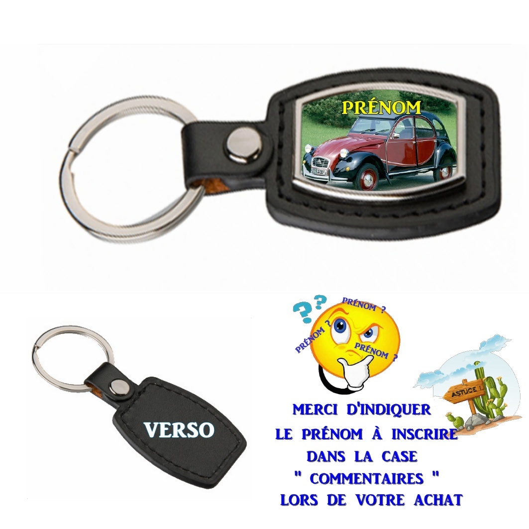 Porte Clé Simili Cuir - Belle Mère Attachante - Bagagerie