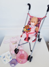 Zapf Creation BABY born® Baby Born  Puppe  43 cm 8 tlg Zubehör Buggy Kinderwagen