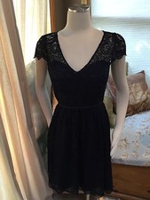 Jenny Yoo Navy Blue Lace Fit Flare Dress 10 Beautiful Weddington Way