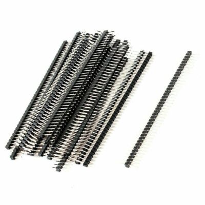 5Pcs 2.54mm 40 Pin Single Row Male Breakable Pin Header Connector Strip #D4