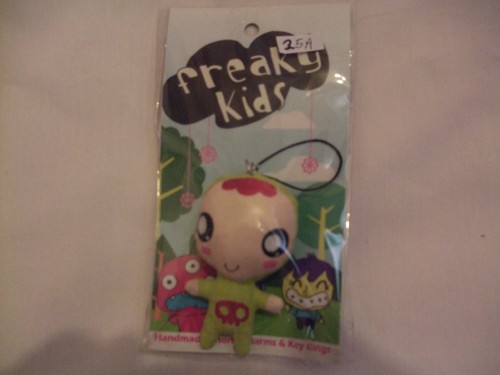 NEW One Freaky Kids Hand Made Phone/Bag Charm Green - Picture 4 of 9