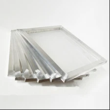 6PCs 23"*31" Screen Frame with 160 Mesh White