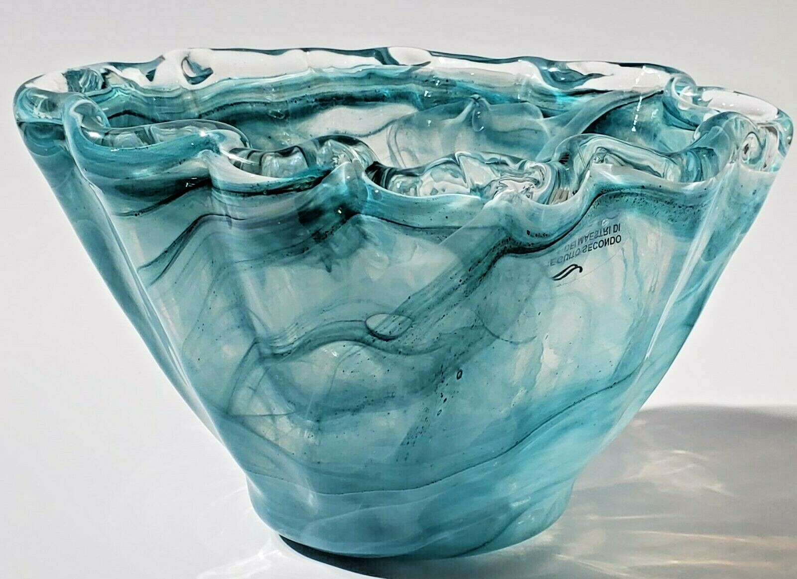 Murano Vetro Eseguito Secondo La Tecnica Dei Maestri Di Art Glass Bowl