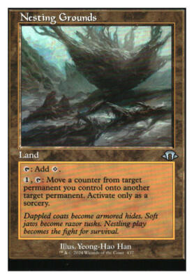 Nesting Grounds (retro frame) Modern Horizons 3 MTG - NM+ MYTHIC RELICS