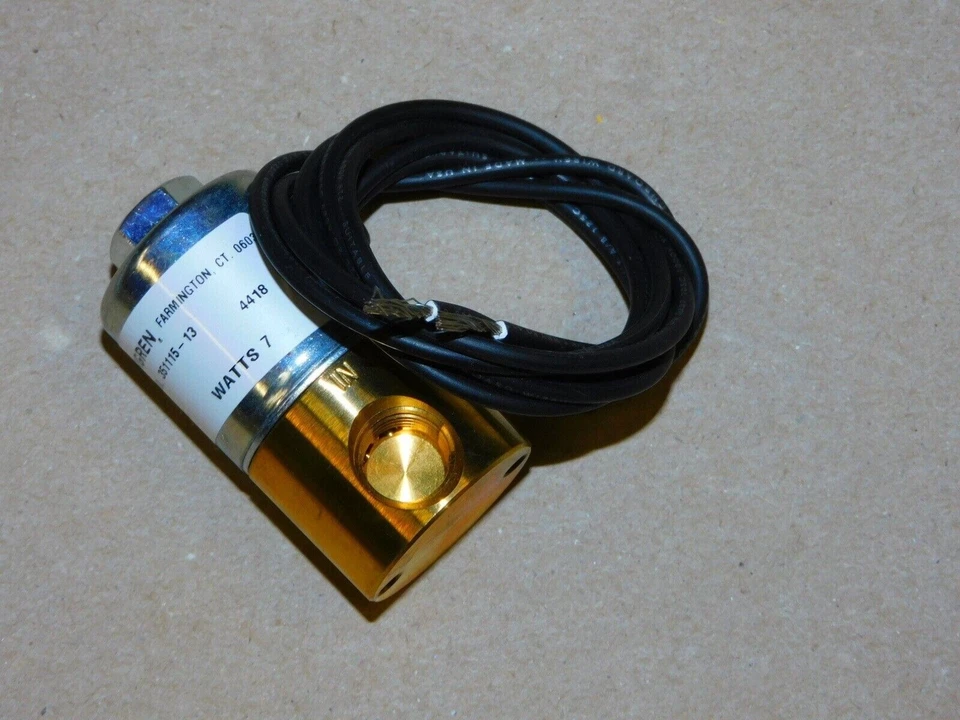 Norgren 351115-13 S3 2WNC KIP Solenoid Valve 1/4NPT Grom EPR 12VDC NEW - Image 2 of 4