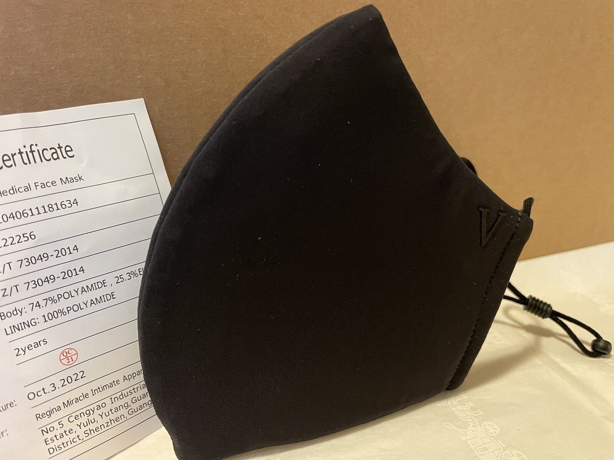 Pack of Victoria's Secret Black Reusable Washable Face Mask