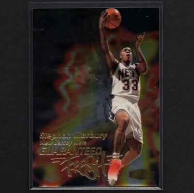 STEPHON MARBURY 2000 Fleer Guaranteed Fresh Start NBA Basketball Card #7 PSA