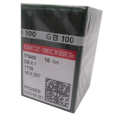 100PCS Groz Beckert DBX1 16X231 16X257 FFG/SES Punkt FÜR JUKI DDL-8500 8700 9000