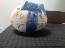Trinket box Egg Vintage Byron Molds 1971