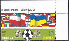 Albania 2012 MNH Mi 3394/95 European Football Championships 2012, Poland Ukraine