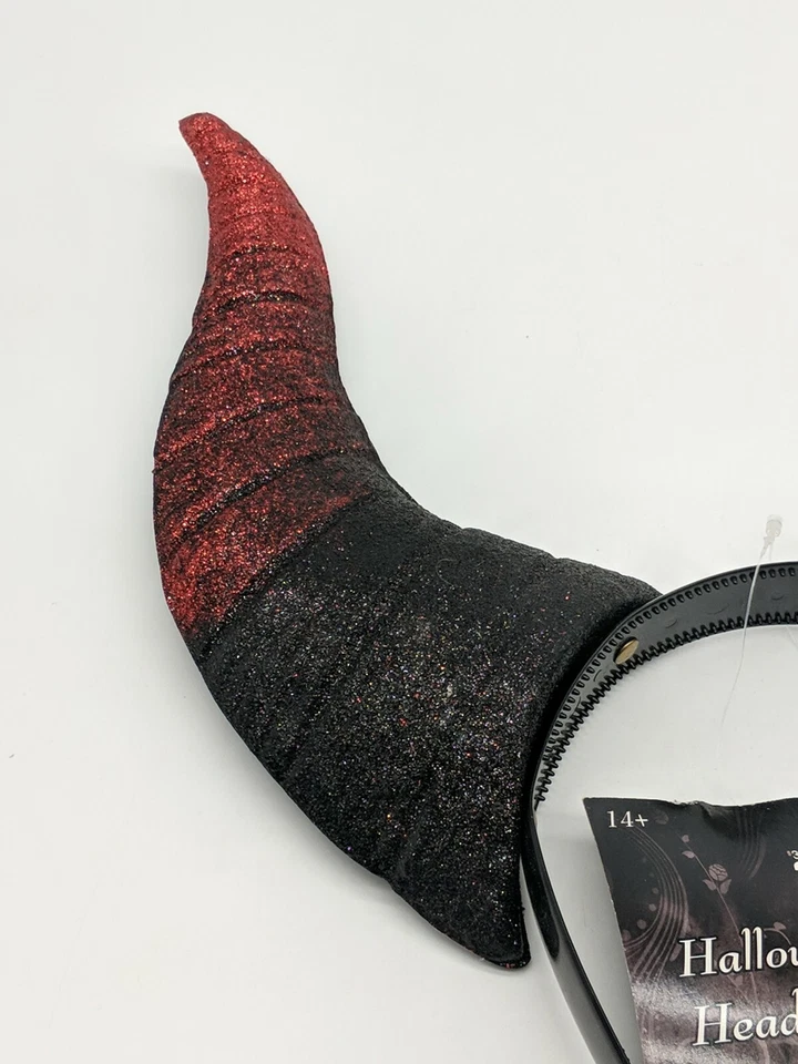 Cuernos de Halloween Reina Malvada Tocado Foto 2 de 4