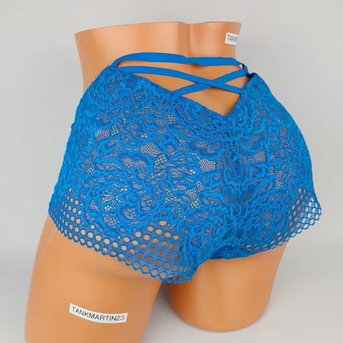 Nuevo con etiquetas Panty Sexy Lane Bryant Cacique Cheeky Plus 18/20 Azul Brillante - Imagen 3 de 7