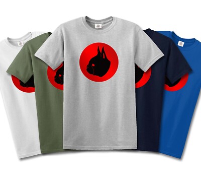 Boston Terrier Dog Men's T-Shirt Retro Thundercats Cartoon Style