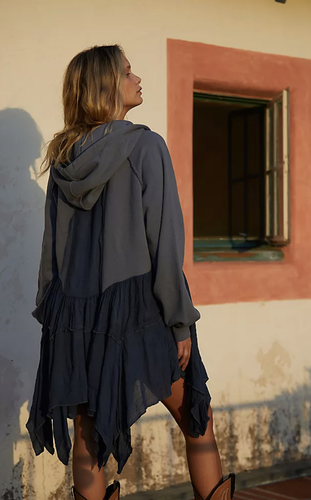 Free People Blue Moon Dust Cardi Zip Up 