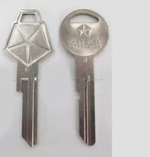 1966-85 Dodge Mopar Chrysler Plymouth Pentastar Primary Secondary Two Key Blank