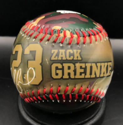 Wounded Warrior Project Zack Greinke Glossy Souvenir Collectible Baseball NEW