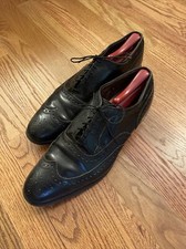 Allen Edmonds "MCALLISTER" WingTip Mens Oxfords 10.5 D Black Made in USA