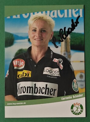8259 Cornelia Schader HSG Wetzlar 2005/06 Handball AK original signiert