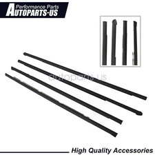 1X For Honda Civic 4D Sedan 1992-1995 Outer Weatherstrip Door Belt Rubber New
