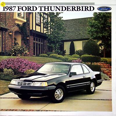 272685) Ford Thunderbird - USA - Übergröße - Prospekt 1987