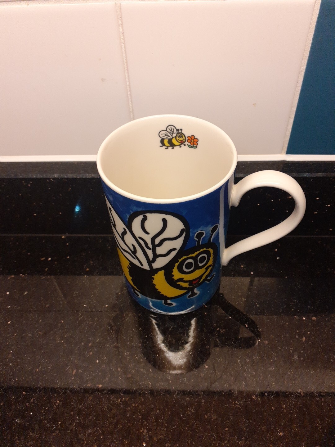 DUNOON STONEWARE Creepy Crawlies MUG by Jane Brookshaw (Bee & Ladybird