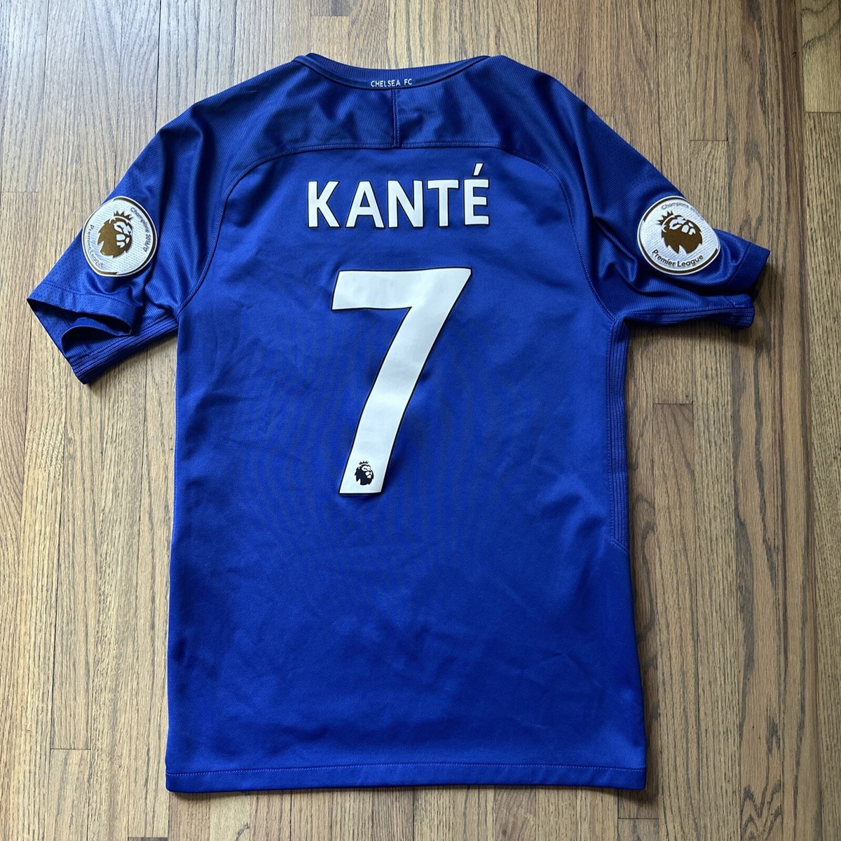 Chelsea Kante Kanté #7 2017 Nike Authentic Match Home Jersey