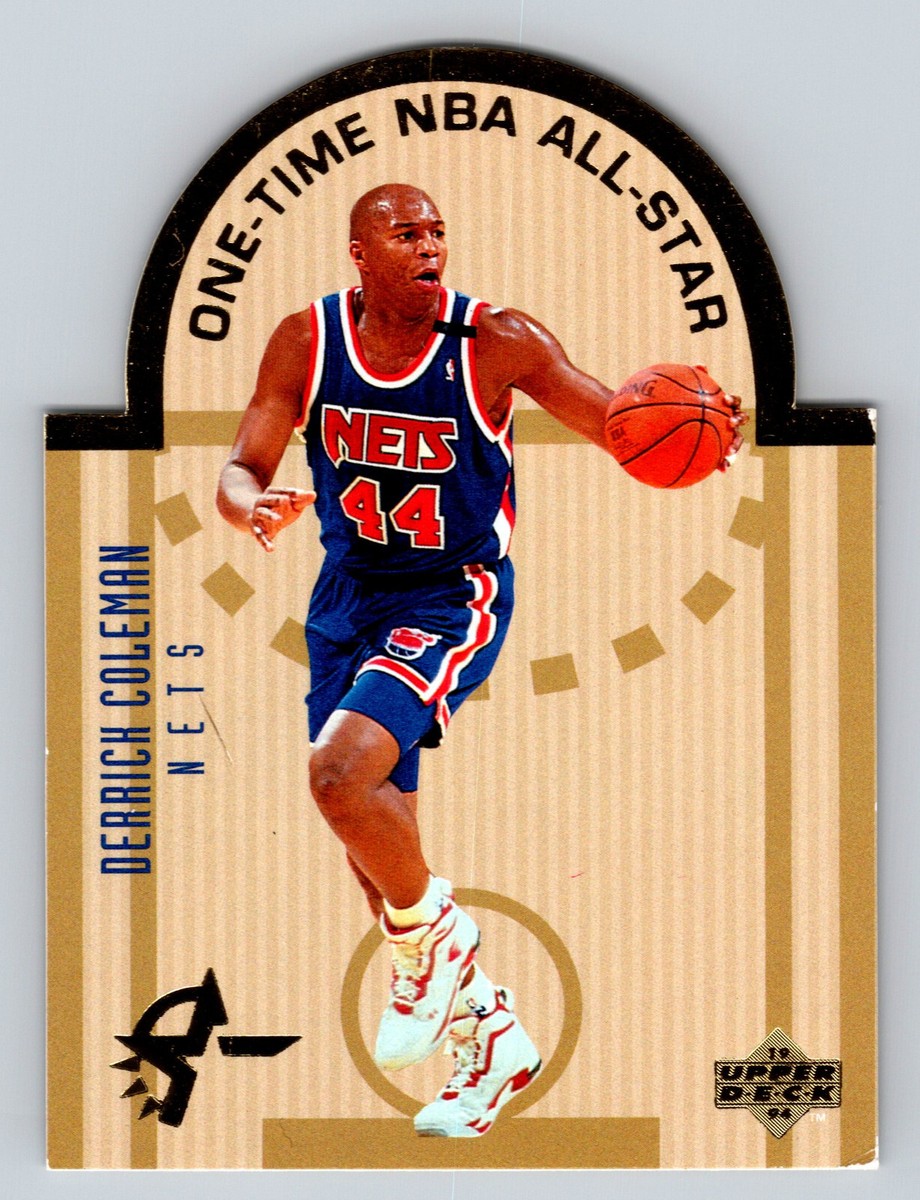 1994 Upper Deck One Time NBA All Star Derrick Coleman #E10 Die Cut