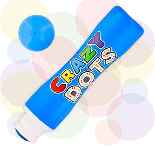 U.S. Art Supply 8 Color Crazy Dots Markers - Children's Washable Easy Grip