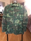 Vintage USMC Jacket Mens Poplin Jungle Camo Uniform Ripstop Military Vietnam R-S