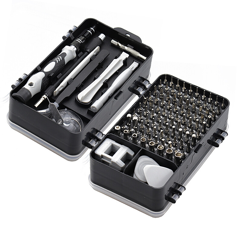 Kit Outil Réparation Téléphone Montre Ordinateur Tournevis Magnétique 115 Pièces