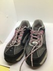 Sketchers Work Shoe Womens 10 Slip Resistant Memory Foam Steel Toe Pink Black