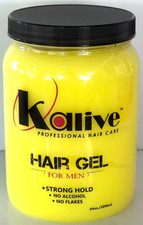 Kalive Professional Hair Gel for Men Strong Hold No Flakes No Alcohol 64 oz