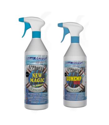 Wartungsset Semi Rigid Blau Marine New Magic + Gumemp100