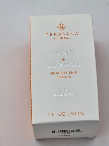8 Terasana Clear + Control Serum für gesunde Haut 1 flüssige Unzen NEU IM KARTON - CBG Squalan - Bild 11 von 13