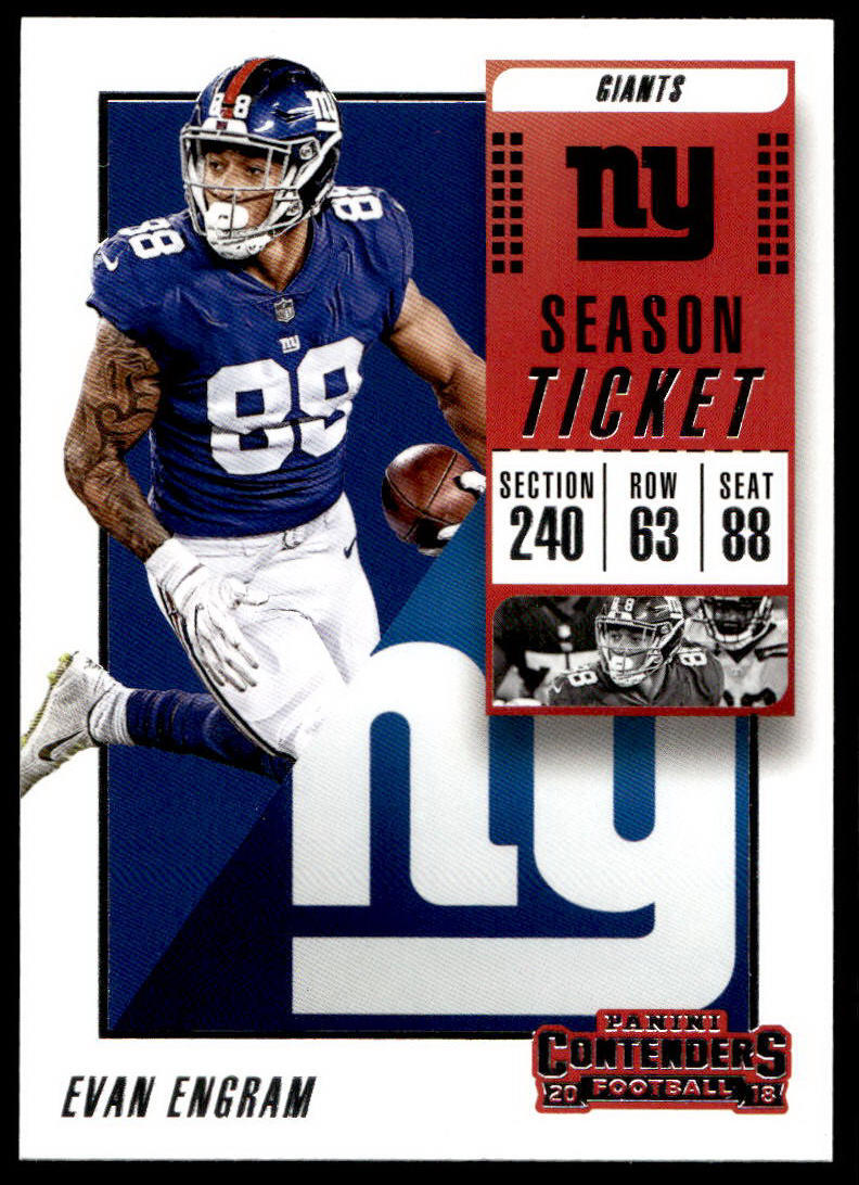 Evan Engram 2018 Panini Contenders #32 New York Giants FOOTBALL