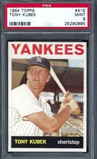 1964 Topps #415 PSA 9 Tony Kubek Yankees 415