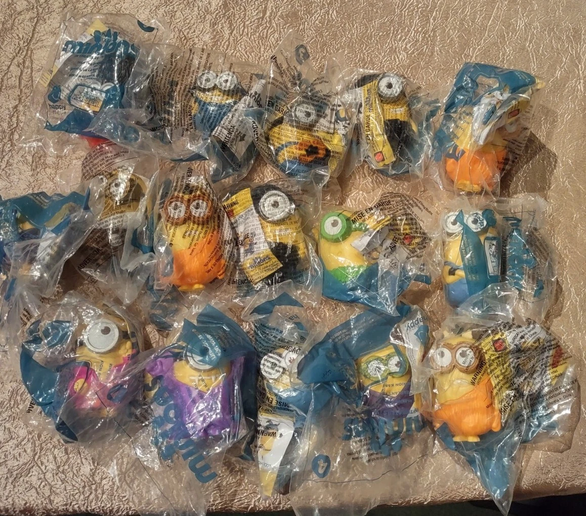 Minions McDonalds Happy Meal Toys McPlay Power Mixed Lot of 16