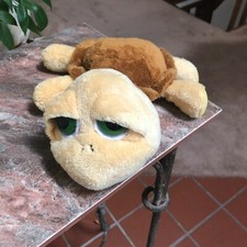 Russ Berrie Li'L Peepers Yellow Turtle Shelly Plush Toy 9"