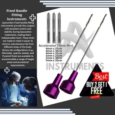 Liposuction Toomey Hub Aspiration Handle 60cc (M5) & Accelerator Three Port